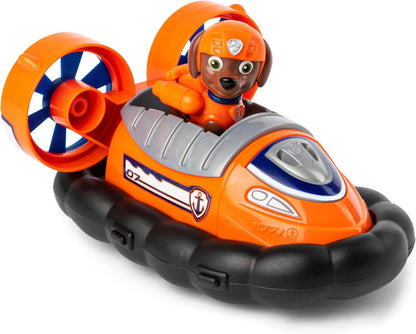 Paw Patrol, Hovercraft de Zuma, veículo de brinquedo com boneco de ação colecionável, brinquedos infantis sustentáveis para meninos e meninas de 3 anos ou mais