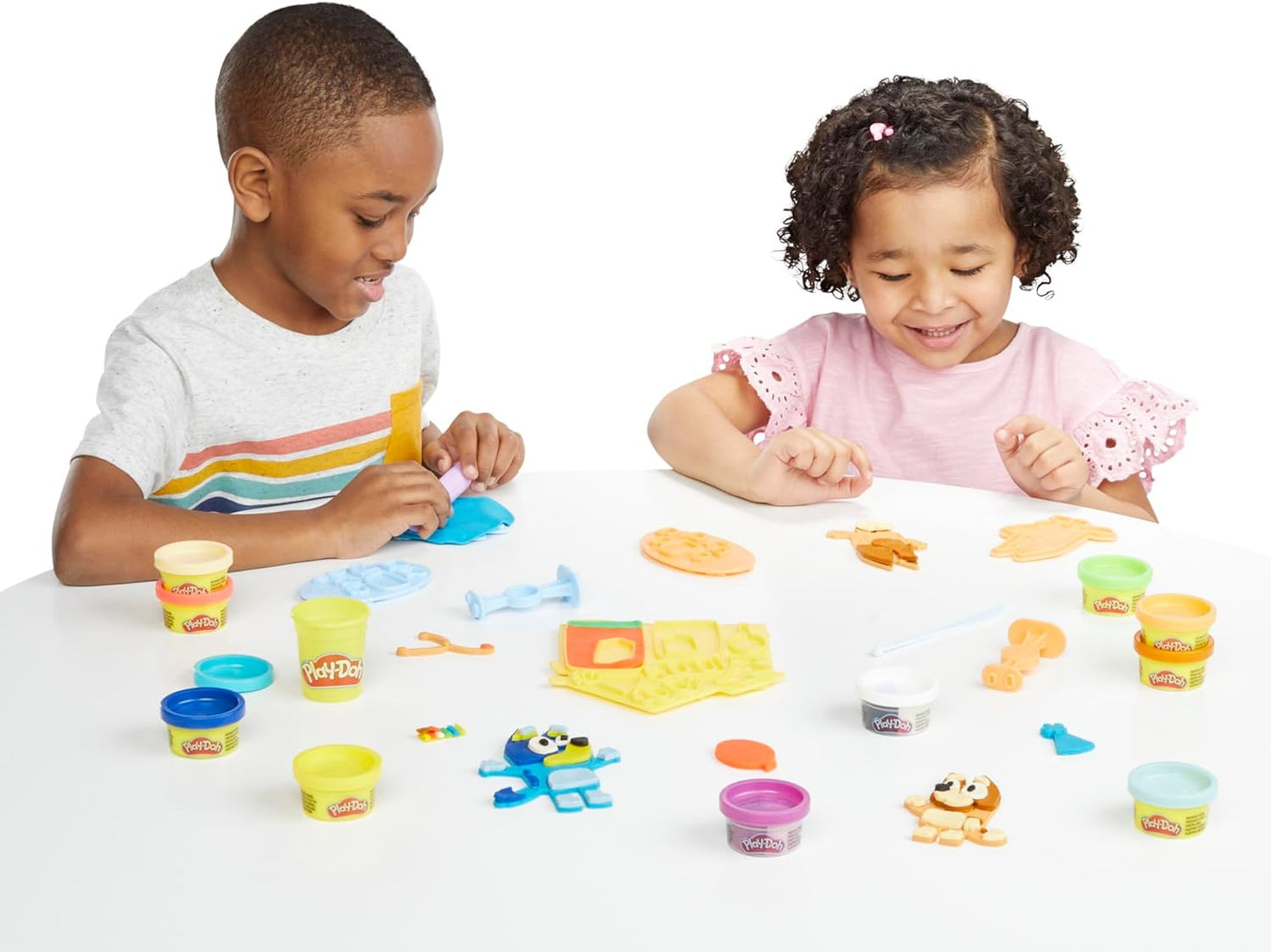 Play-Doh DISFRACES MAKE N MASH BLUEY, Pequeño