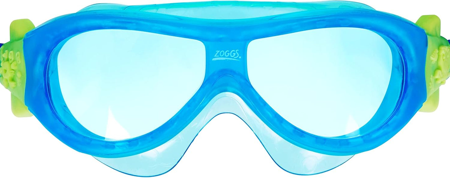 Zoggs Kids' Phantom Mask with UV Protection And Anti-fog Swimming Goggles, 0-6 Years