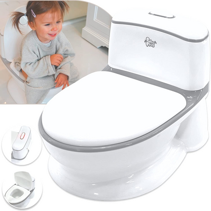 Pote Plus - My First WC Potty (Cinza) - Vencedor do Prêmio Mãe e Bebê Gold 2023 de Melhor Produto de Treinamento Potty