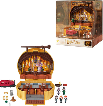 Polly Pocket Collector Playset, Harry Potter Compact com 5 bonecos e 11 acessórios, HRD56