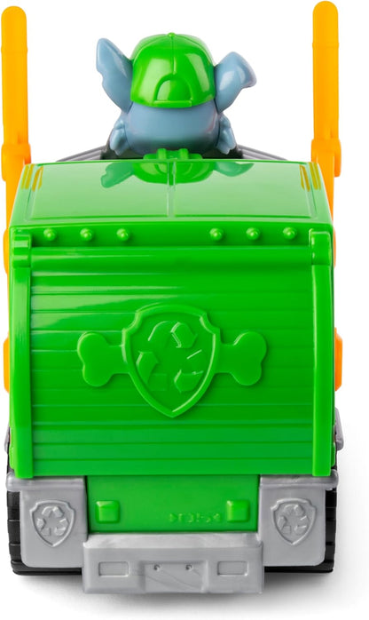 Paw Patrol, Rocky’s Recycle Truck, Toy Truck com bonecos de ação colecionáveis, brinquedos infantis sustentáveis para meninos e meninas de 3 anos ou mais