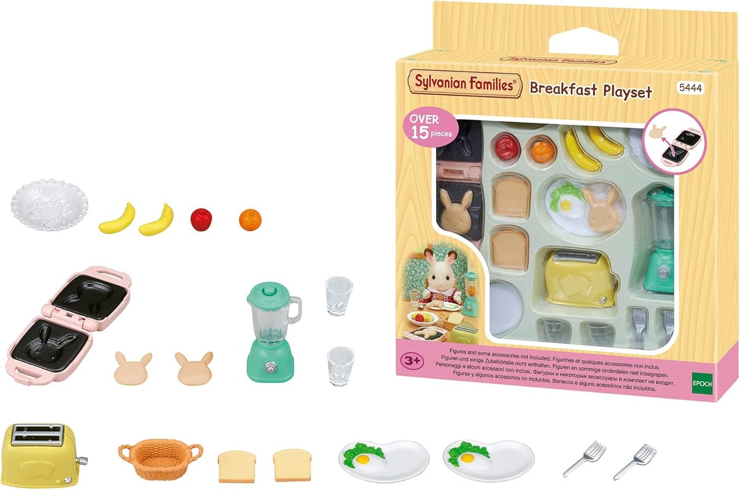 Sylvanian Families 5444 Breakfast Playset - Conjuntos de brinquedos para casa de bonecas