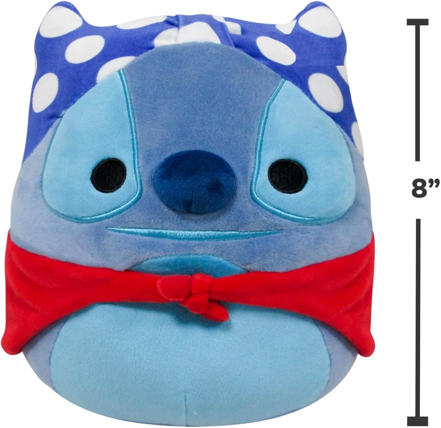 Squishmallows Original Disney 8 Polegadas Heroic Stitch Pelúcia - Pequeno Pelúcia Oficial Ultrasoft