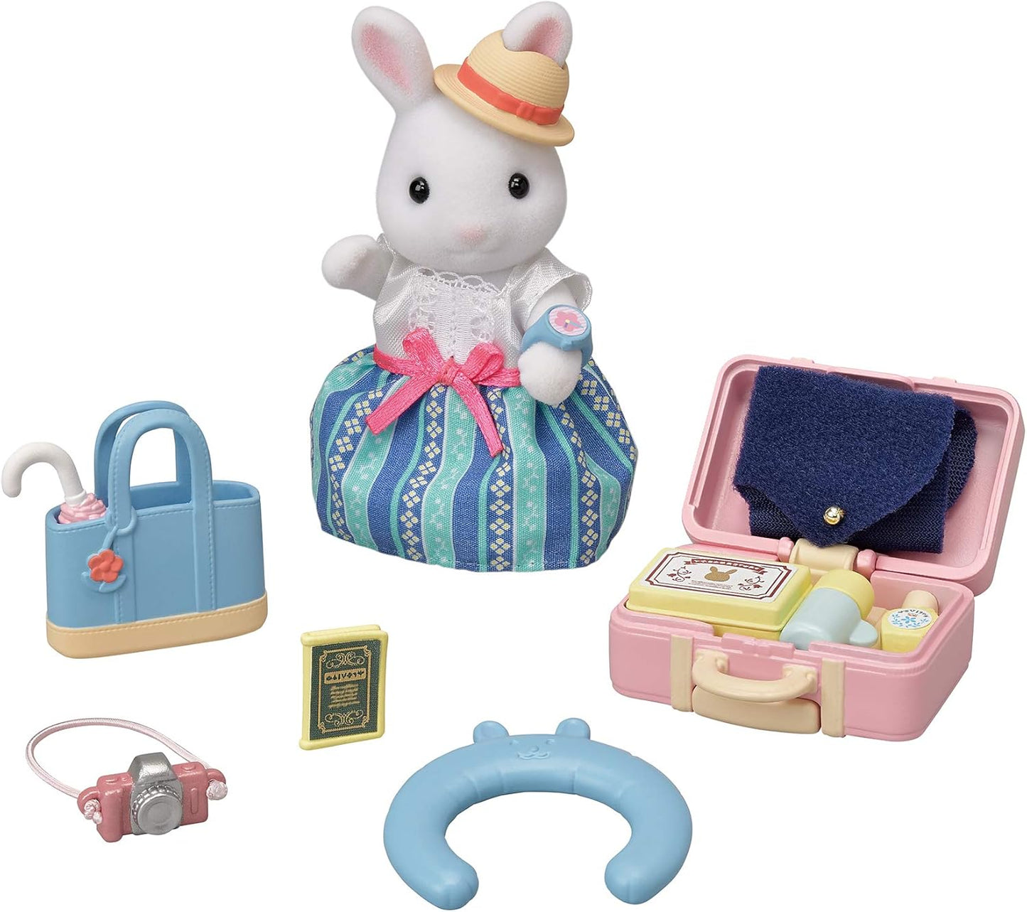 Sylvanian Families Conjunto de viagem de fim de semana - Mãe Coelho da Neve - conjunto de casa de bonecas 5641