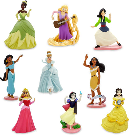 Juego de figuras de lujo de 6 piezas de Lilo y Stitch oficial de Disney Store, figuras de juguete de personajes moldeados que incluyen Lilo, Stitch y Ángel, presenta ilustraciones coloridas y detalladas, adecuado para mayores de 3 años