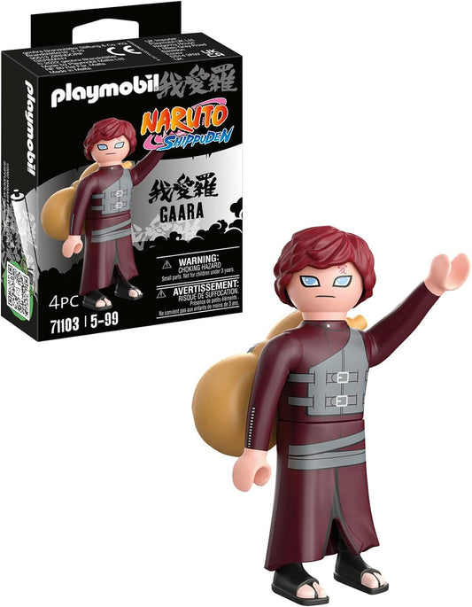 Playmobil 71103 Naruto: Conjunto de figuras de Gaara, figura de coleccionista de anime Naruto Shippuden, set de juego adecuado para niños y fanáticos a partir de 5 años