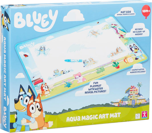 Character Options TAPETE DE ARTE BLUEY AQUAMAGIC, BRINQUEDOS PRÉ-ESCOLAR, BRINCADEIRA CRIATIVA SEM BAGUNÇA, PRESENTE PARA CRIANÇAS DE 2 A 5 ANOS