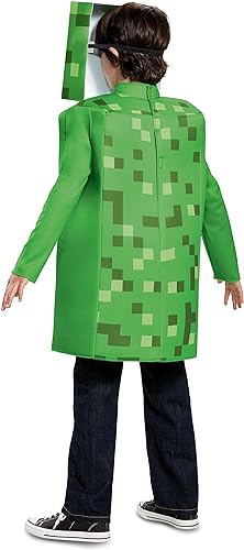 Disguise Fantasia clássica oficial de Minecraft para crianças, fantasias de Halloween para crianças disponíveis nos tamanhos S, M e L