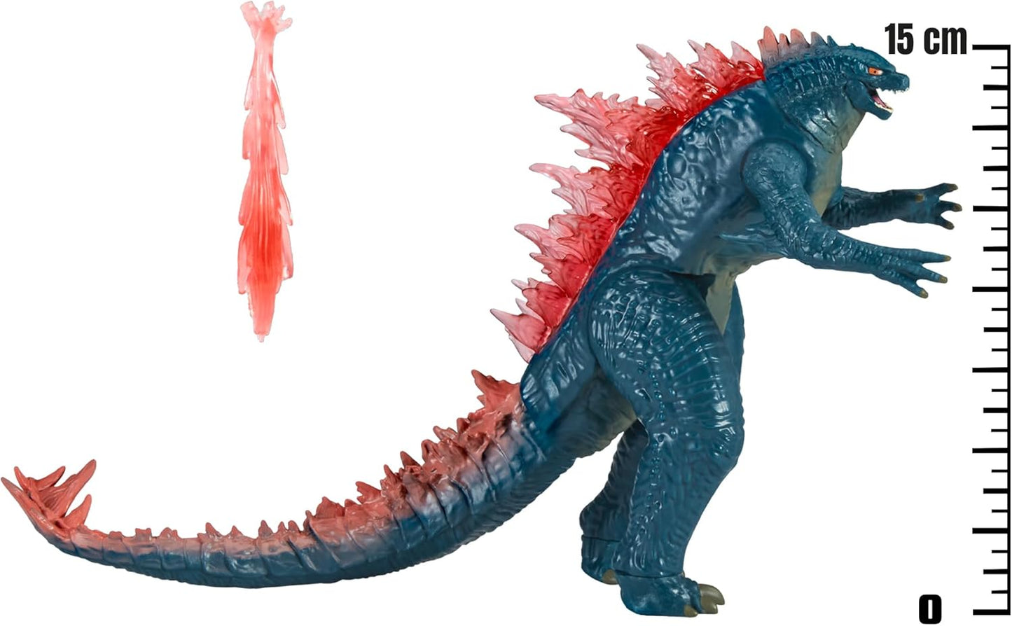 MonsterVerse Godzilla x Kong: The New Empire, brinquedo de boneco de ação Godzilla Evolved de 6 polegadas, brinquedo icônico de personagem de filme colecionável, inclui recurso de energia de raio de calor, brinquedo adequado para maiores de 4 anos