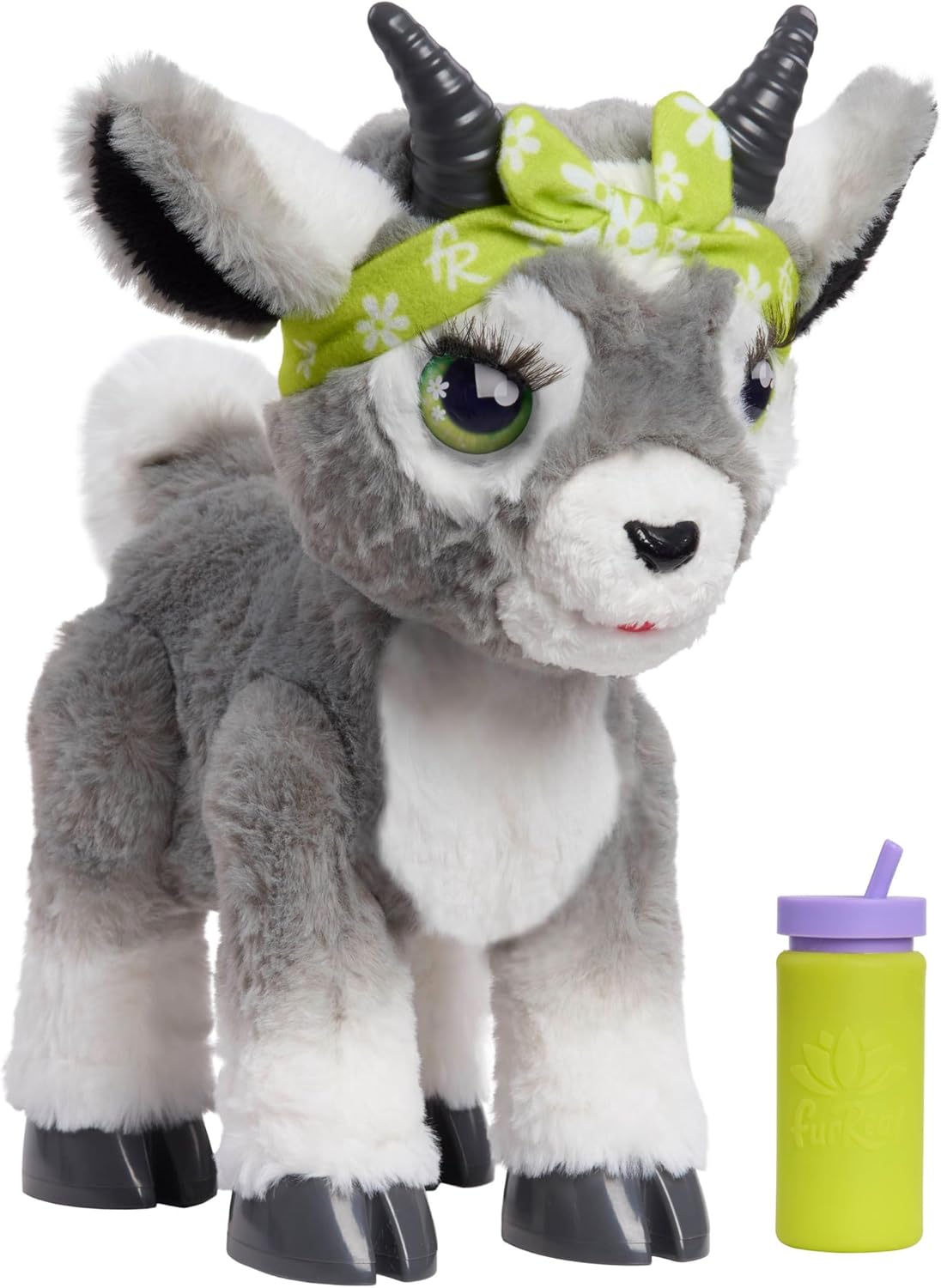 Just Play furReal Daisy the Yoga Goat brinquedo interativo, brinquedos infantis para maiores de 4 anos