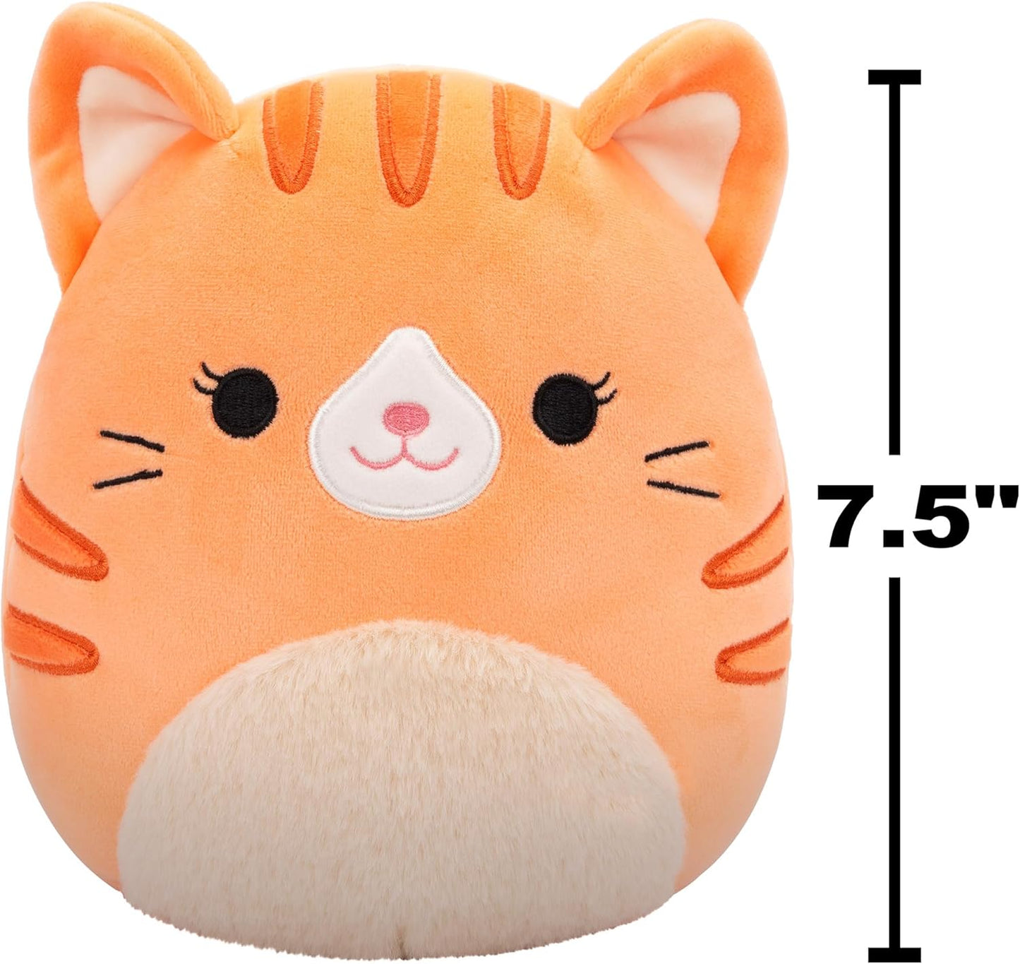 Squishmallows Original 7,5 Polegadas - Gigi, o Gato Malhado Laranja