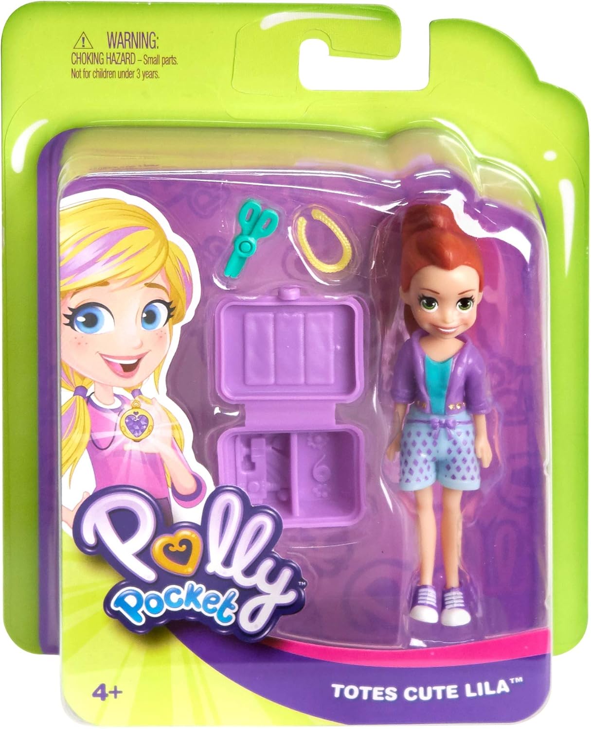 Polly Pocket Boneca Mattel Active Pose - lindas bolsas Lili