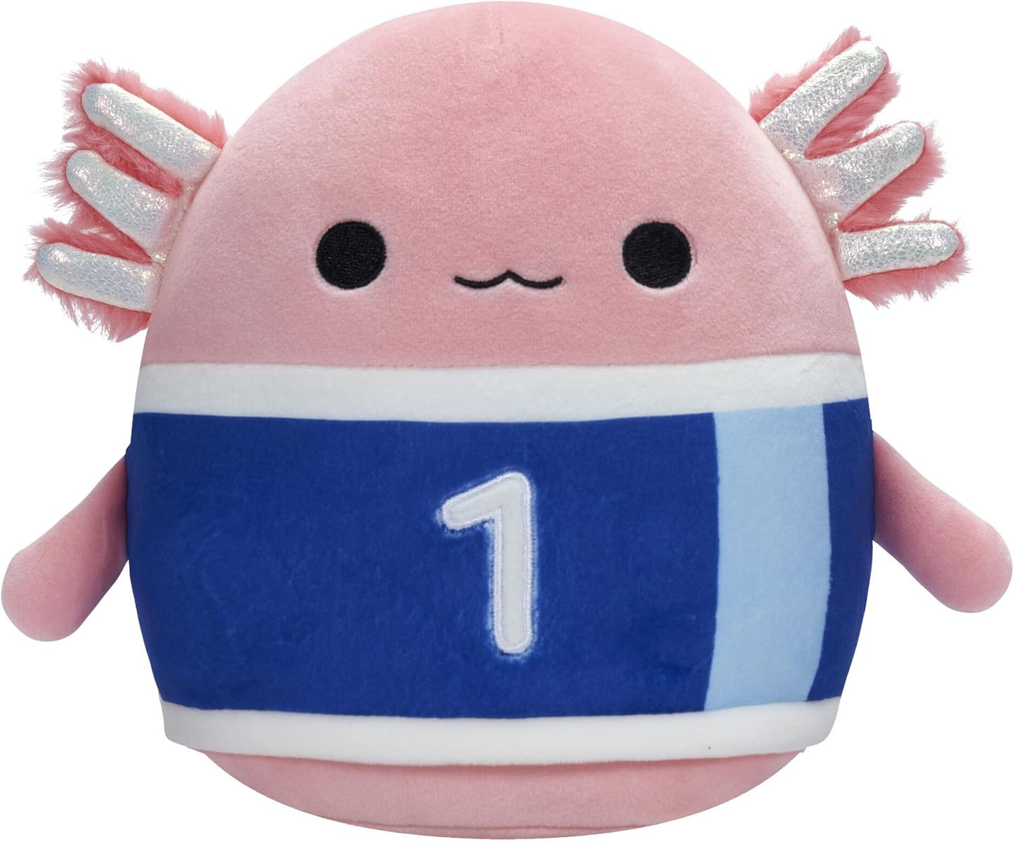 Squishmallows Original Archie the Axolotl de 7,5 polegadas com camisa de futebol - Little Official Plush