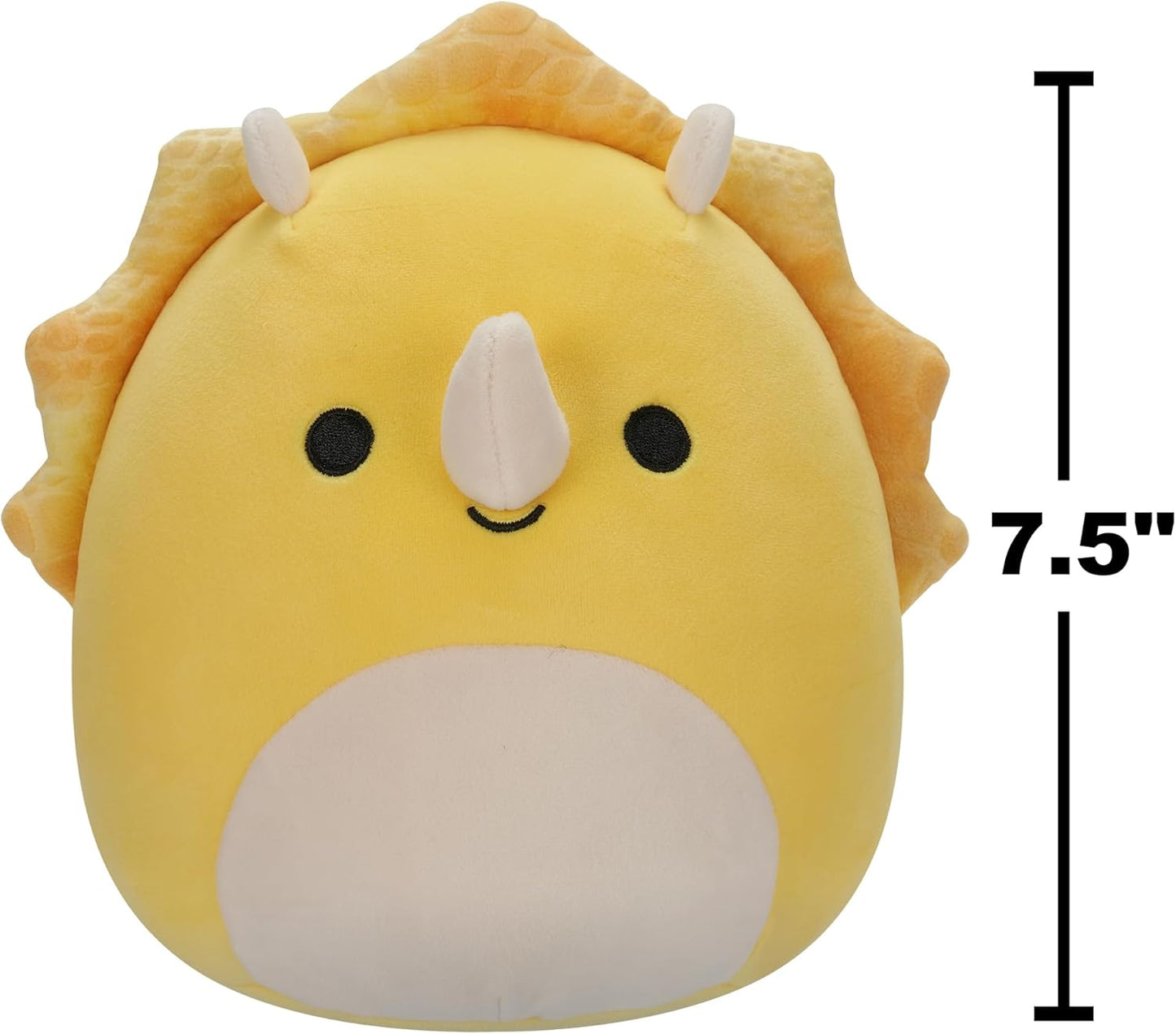 Squishmallows Original 7,5 polegadas - Lancaster, o Triceratops Amarelo