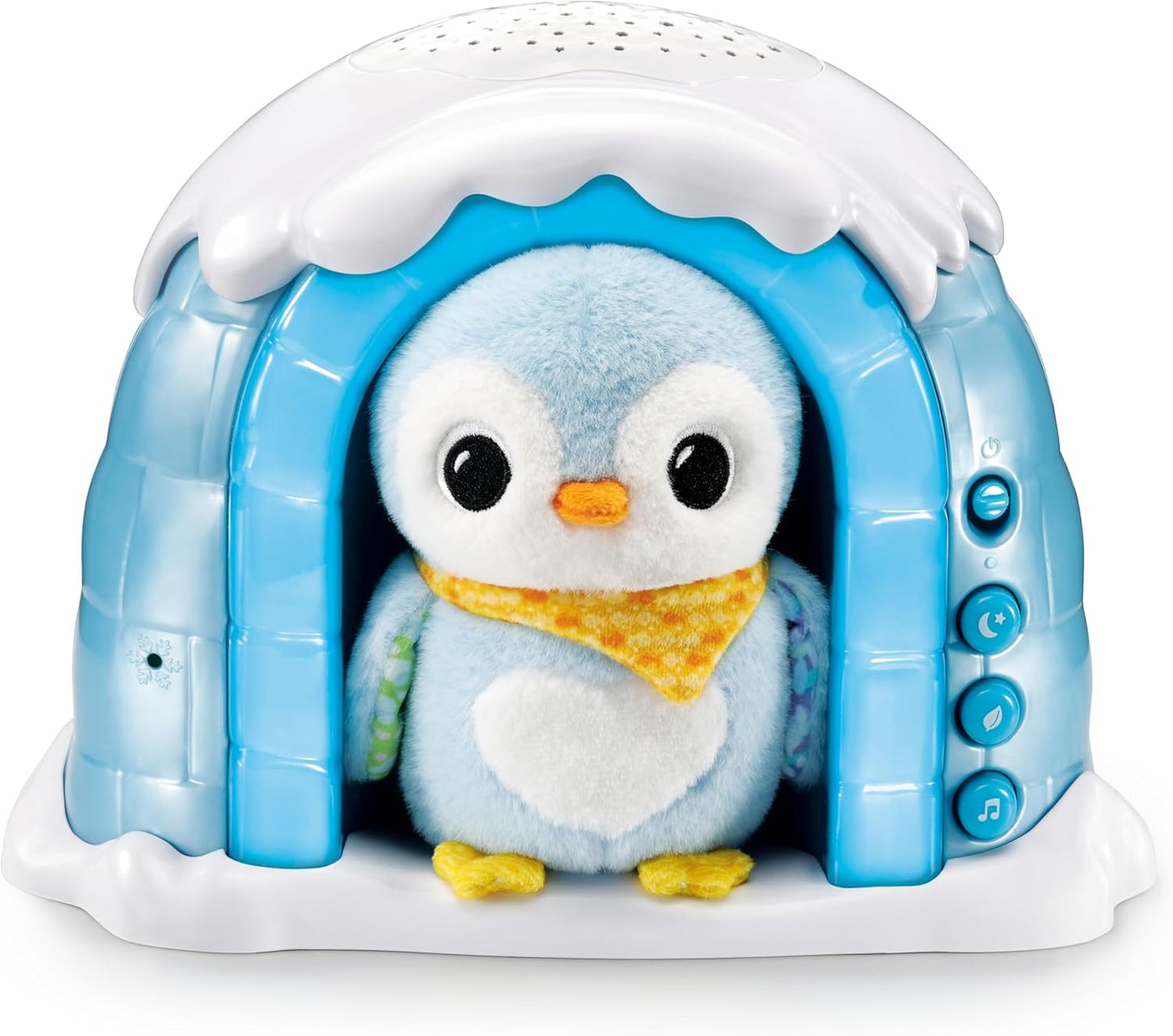 VTech Baby Soothing Starlight Igloo, Projetor de Luz Calmante com Melodias Relaxantes, Sons da Natureza e Ruído Branco, Brinquedo para Bebês de 0, 3, 6, 12 Meses Mais, Versão em Inglês