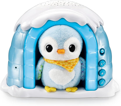 VTech Baby Soothing Starlight Igloo, Proyector de luz relajante con melodías relajantes, sonidos de la naturaleza y ruido blanco, juguete para bebés de 0, 3, 6, 12 meses más, versión en inglés