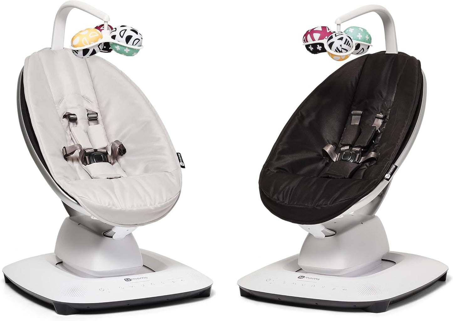 4moms mamaRoo 5.0 Columpio multimovimiento para bebé, negro