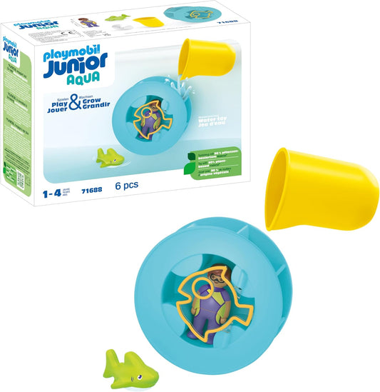 PLAYMOBIL 71688 JUNIOR AQUA: Roda d'água com bebê tubarão