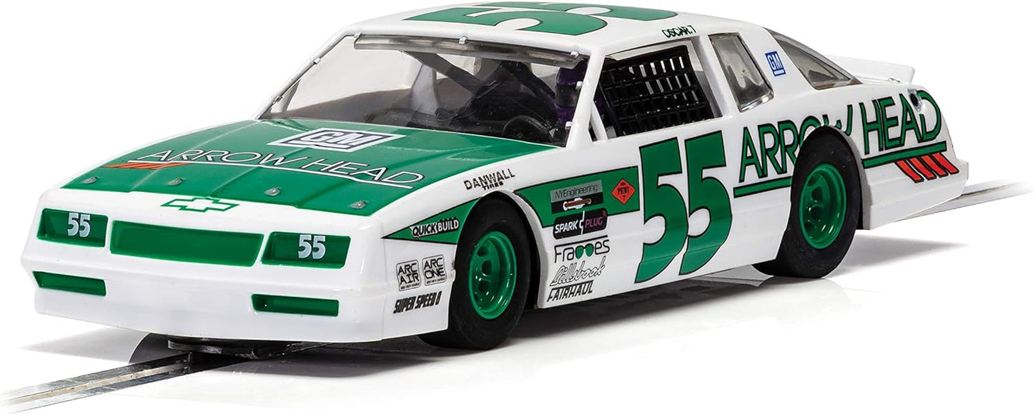 Scalextric C4079 Chevrolet Monte Carlo - Carro Verde e Branco No.55