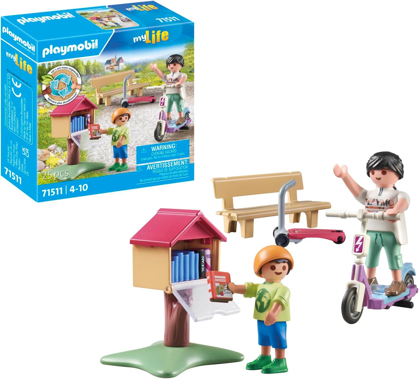 Playmobil Troca de livros para leitores ávidos