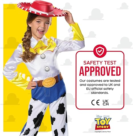 DISGUISE  Fantasia oficial de luxo Jessie Toy Story da Disney para crianças, fantasia de vaqueira, roupa de Toy Story Jessie Cow Girl, fantasias do Dia Mundial do Livro para meninas