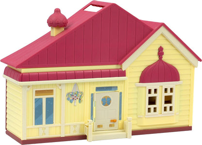 Giochi Preziosi  Bluey - Conjunto de Personagens Casa de Dois Andares com Cozinha Sala Quarto e Banheiro Totalmente Mobiliado; para crianças a partir dos 3 anos, BLY04010