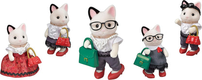 Sylvanian Families Conjunto de moda Tuxedo Cat - conjunto de casa de bonecas