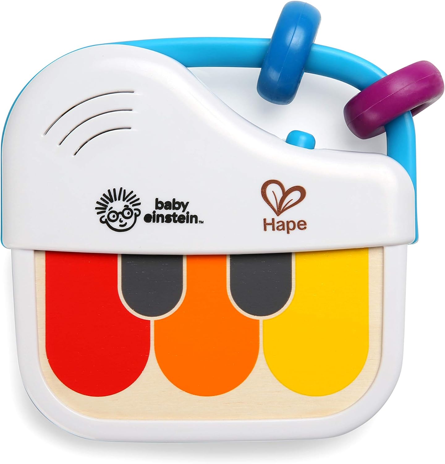 Baby Einstein Brinquedo musical de madeira Magic Touch Mini Piano, idades 3 meses +