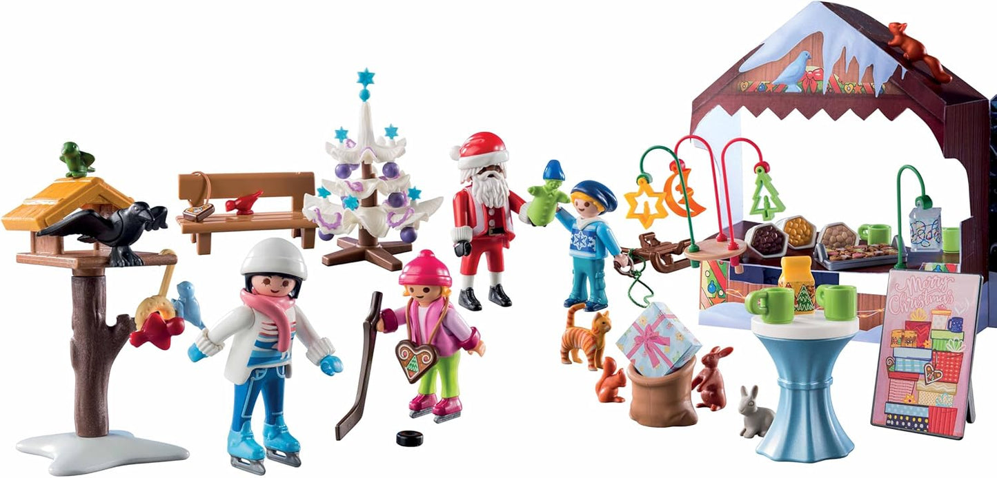 Playmobil Calendário do Advento 71472: uma viagem ao mercado de Natal