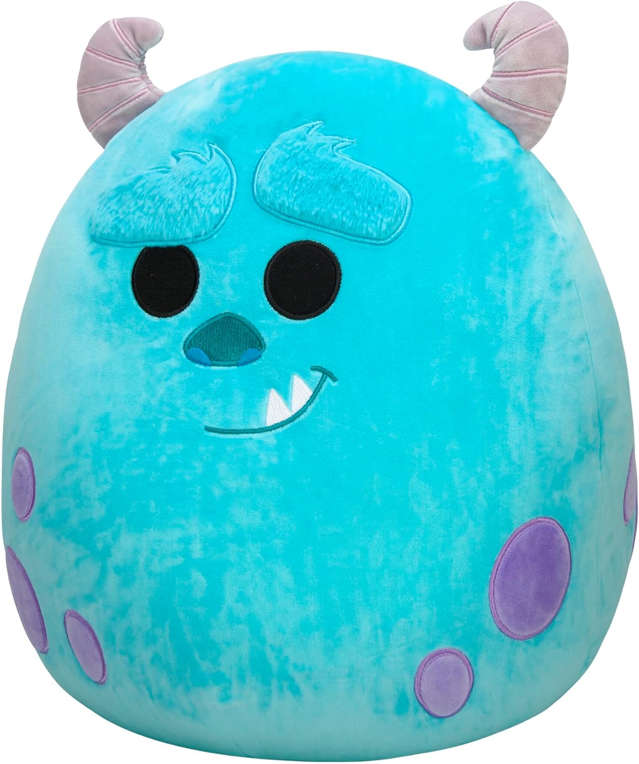 Squishmallows SQK0319 Disney e Pixar 14 polegadas adicionam Sulley ao seu esquadrão, bichinho de pelúcia ultramacio grande, brinquedo Kelly oficial de pelúcia, azul