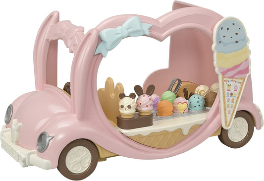 Sylvanian Families  Van de sorvete, rosa pastel