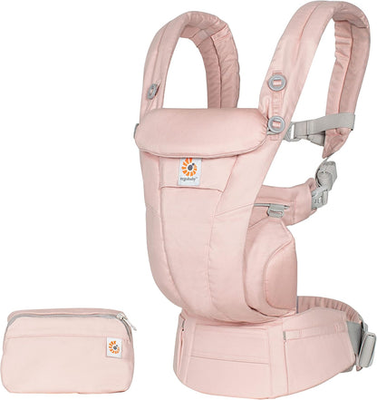 Ergobaby Omni Dream Portabebés, portabebés para recién nacidos desde el nacimiento hasta los 20,4 kg, 4 posiciones (cuarzo rosa)