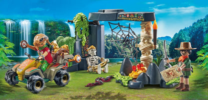 Playmobil Pacote promocional 71454 Jungle Treasure Hunter, ação emocionante, encenação divertida e imaginativa, conjuntos de jogos adequados para crianças a partir de 4 anos