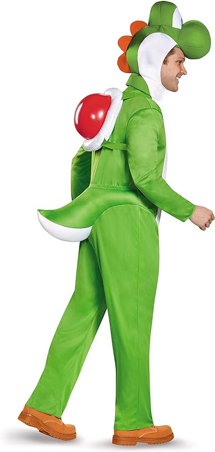 DISGUISE Fantasia de Yoshi adulto de luxo