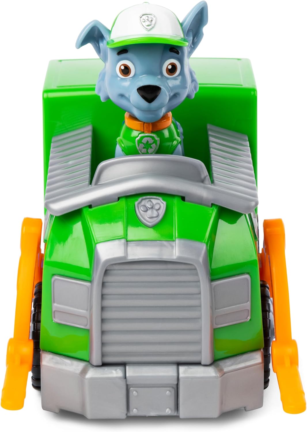 Paw Patrol, Rocky’s Recycle Truck, Toy Truck com bonecos de ação colecionáveis, brinquedos infantis sustentáveis para meninos e meninas de 3 anos ou mais