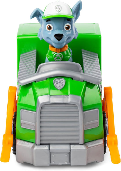 Paw Patrol, Rocky’s Recycle Truck, Toy Truck com bonecos de ação colecionáveis, brinquedos infantis sustentáveis para meninos e meninas de 3 anos ou mais