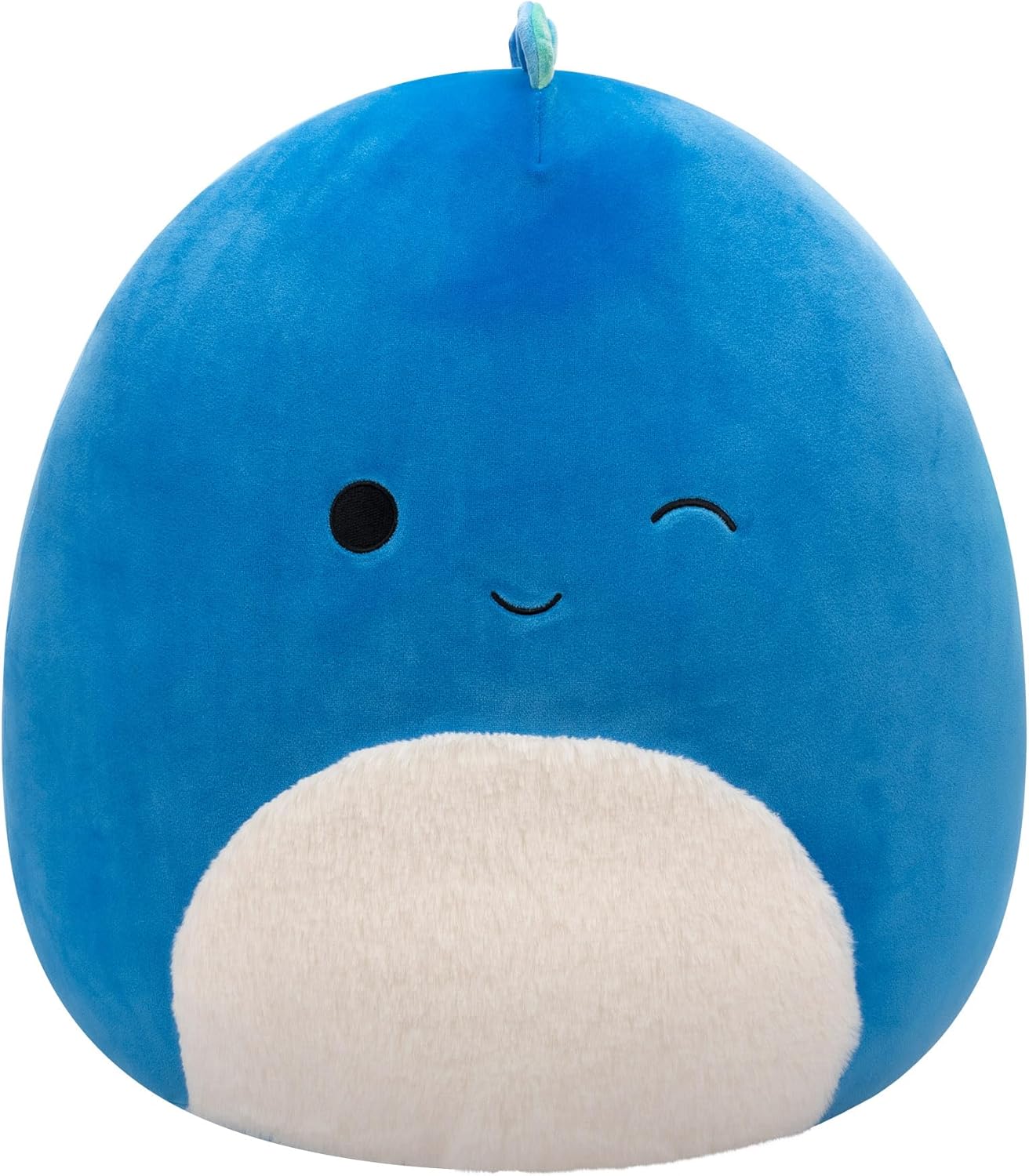 Squishmallows Original 16 pulgadas - Brody, el dinosaurio parpadeante azul oscuro