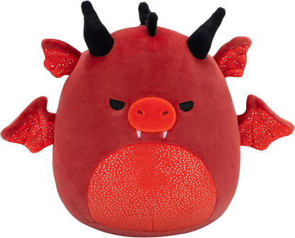 Squishmallows Salame Original de 7,5 Polegadas, o Dragão Vermelho