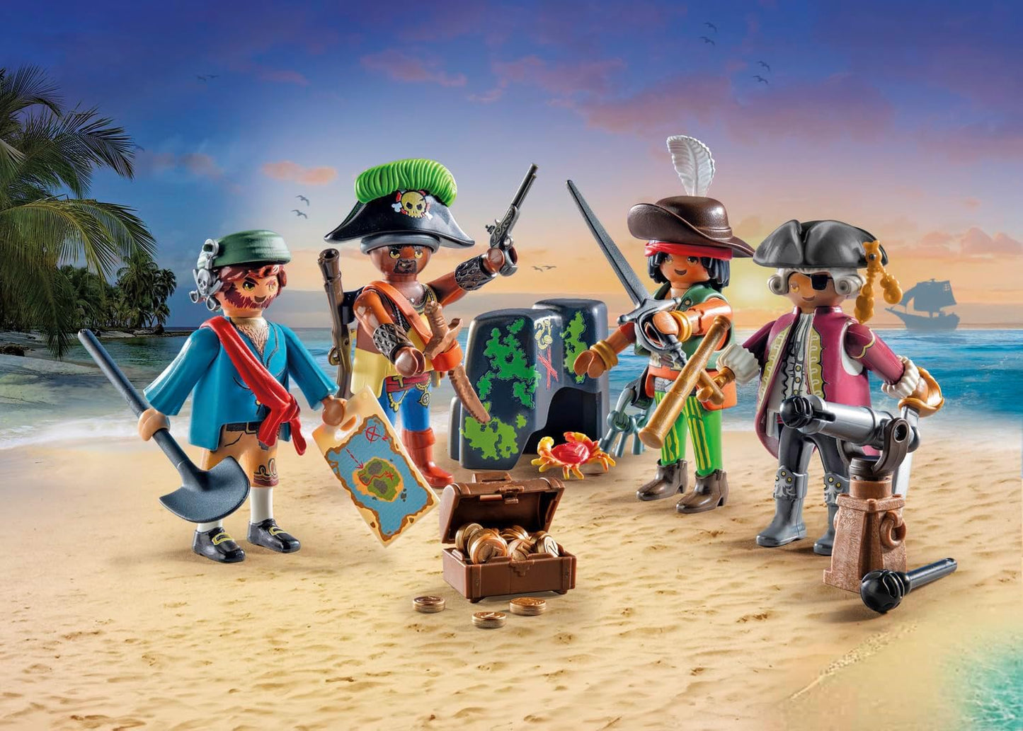 Playmobil 71533 Minhas figuras: piratas, coleção de figuras, dramatização divertida e imaginativa, conjuntos de jogos adequados para crianças a partir de 4 anos