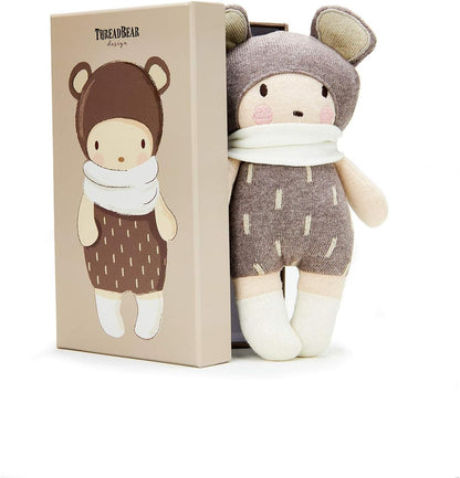 ThreadBear Design Presente de ursinho de pelúcia Baby Beau Soft Doll para bebês e crianças pequenas - vem em uma caixa de presente