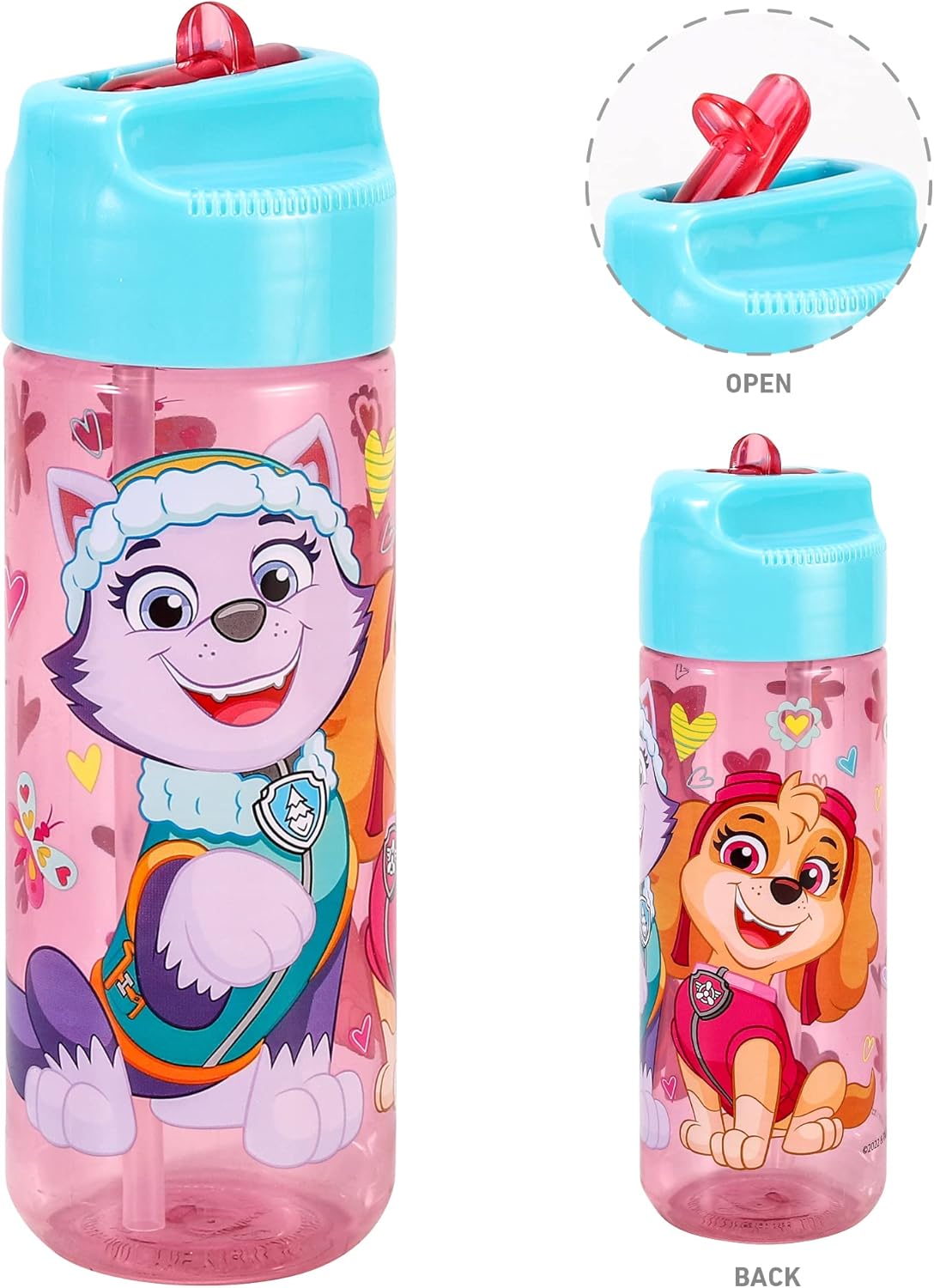 Zawadi Global Conjunto de lancheira infantil Paw Patrol Kids - lancheira isolada, lancheira com vários compartimentos e garrafa de água de 540 ml - conjunto de comida para almoço de viagem escolar, sem BPA