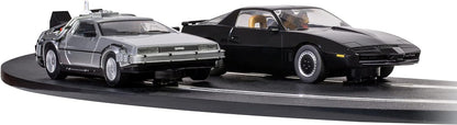 Scalextric  De volta para o futuro vs Knight Rider Corrida de caça-níqueis em escala 1:32