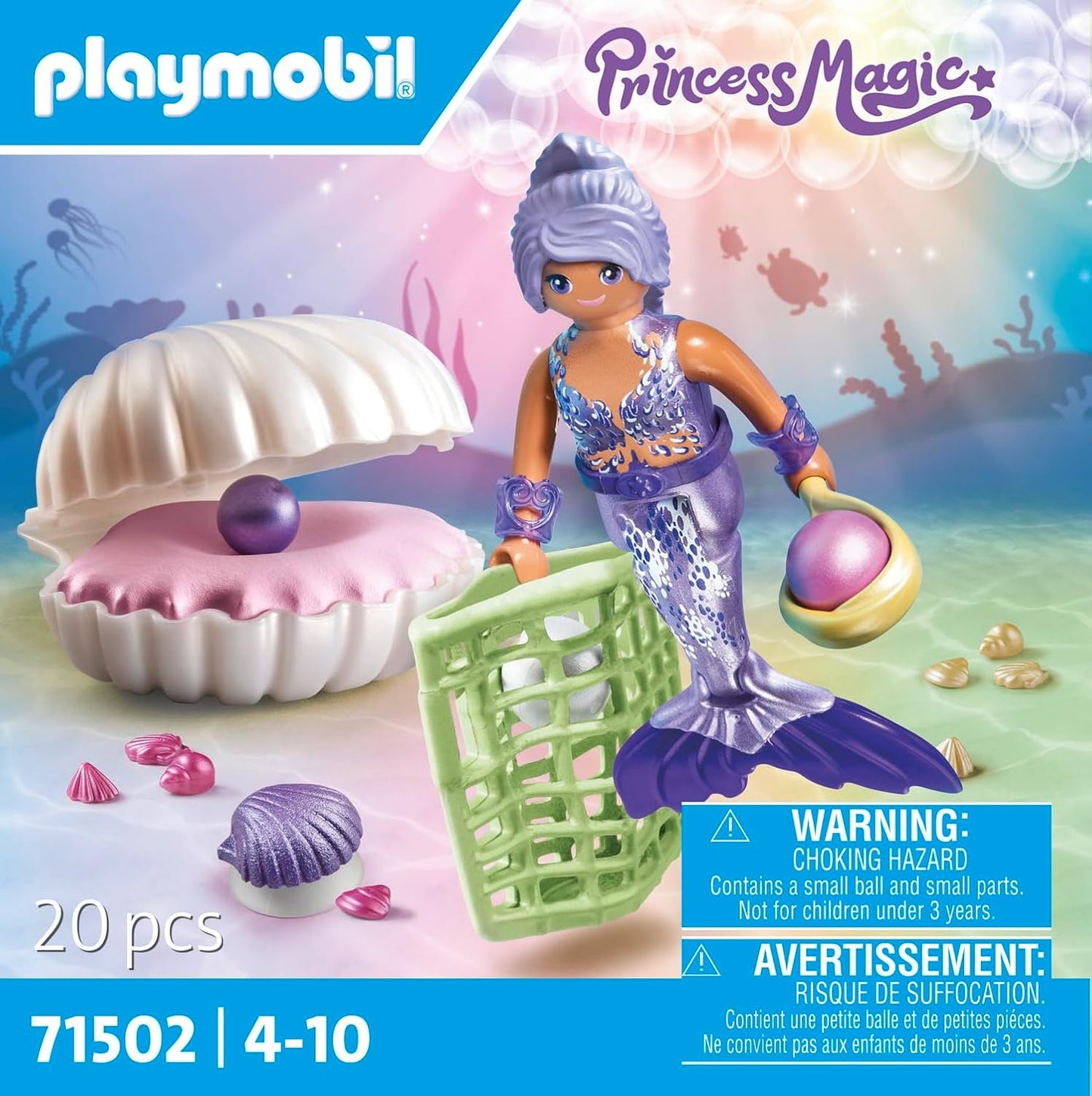 Playmobil Sereia com concha de pérola