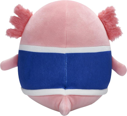 Squishmallows Original Archie the Axolotl de 7,5 polegadas com camisa de futebol - Little Official Plush