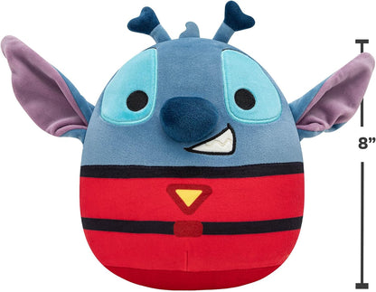 Squishmallows Original Disney 8 Polegadas Alien Suit Stitch Pelúcia - Pouco Ultrasoft Pelúcia Oficial