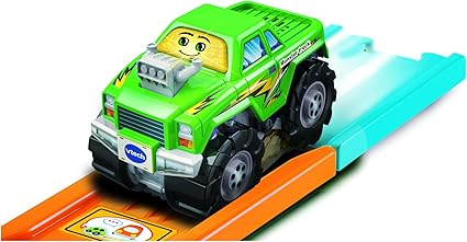 VTech Helicóptero Toot-Toot Drivers, veículo de simulação com luzes, frases e músicas, brinquedo interativo para crianças 12 meses, 2, 3, 4 Plus, versão em inglês, vermelho