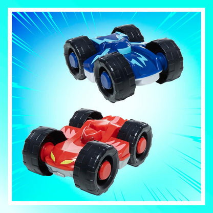 PJ Masks Power Heroes Hero Hauler Truck Playset com 2 carros de brinquedo de super-heróis Duo Racer, brinquedos pré-escolares para meninos e meninas