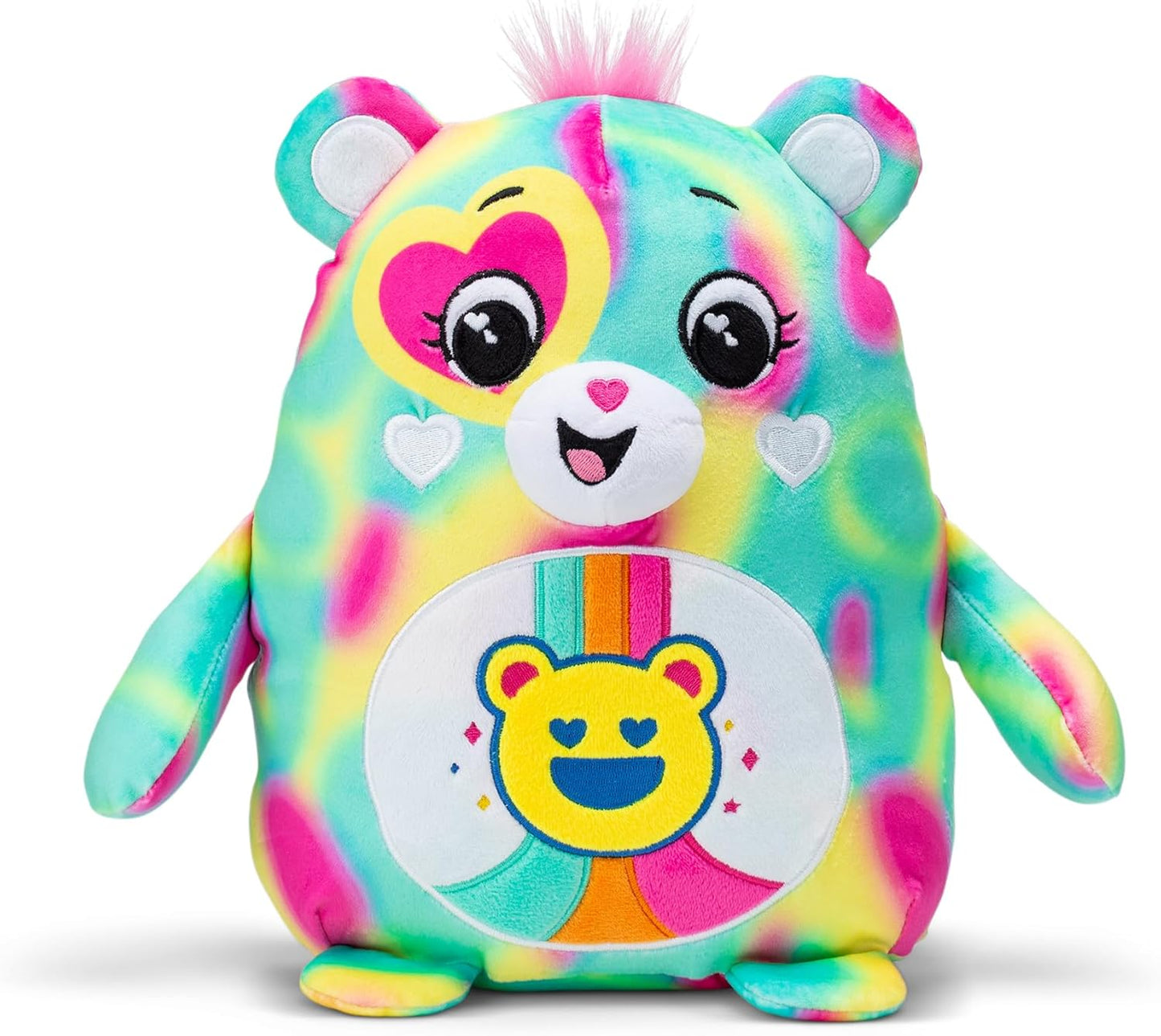 Ursinhos Carinhosos, Good Vibes Bear Squishes de 25 cm, brinquedo de pelúcia fofo colecionável, brinquedos fofinhos para crianças, brinquedos macios para meninas e meninos, ursinhos fofos adequados para meninas e meninos de 4 anos ou mais