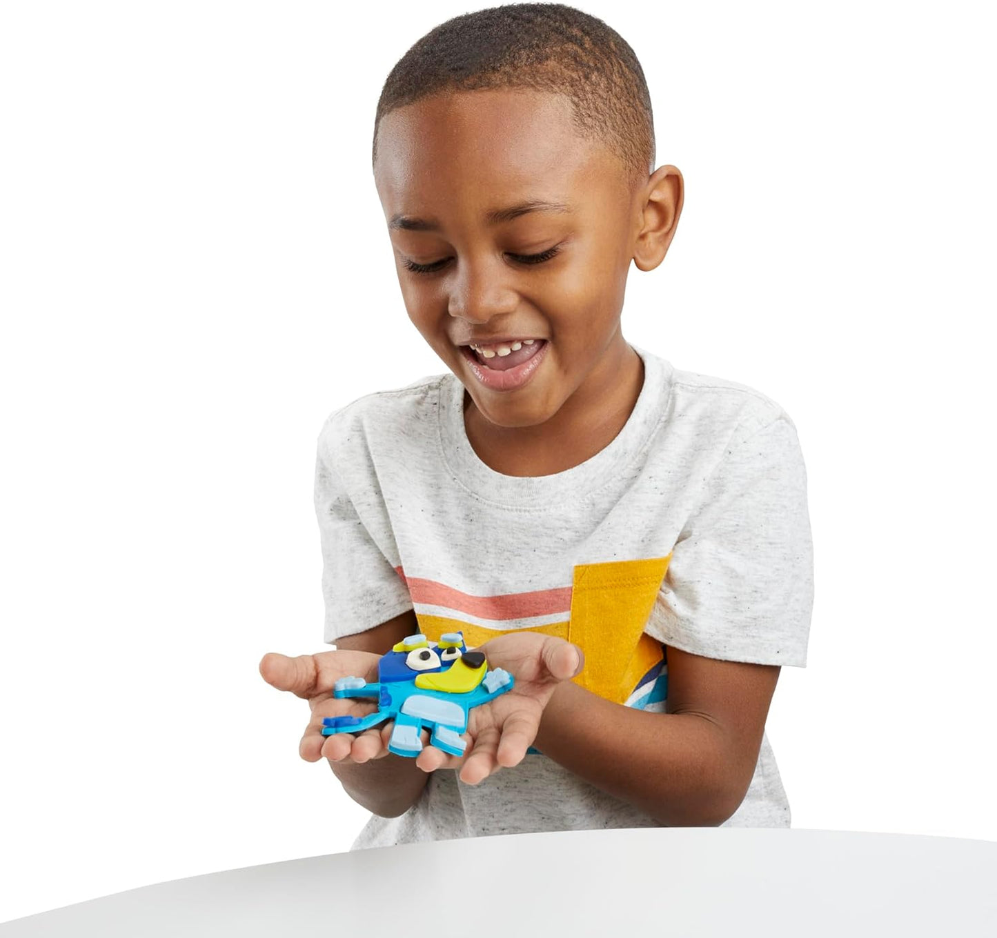 Play-Doh DISFRACES MAKE N MASH BLUEY, Pequeño